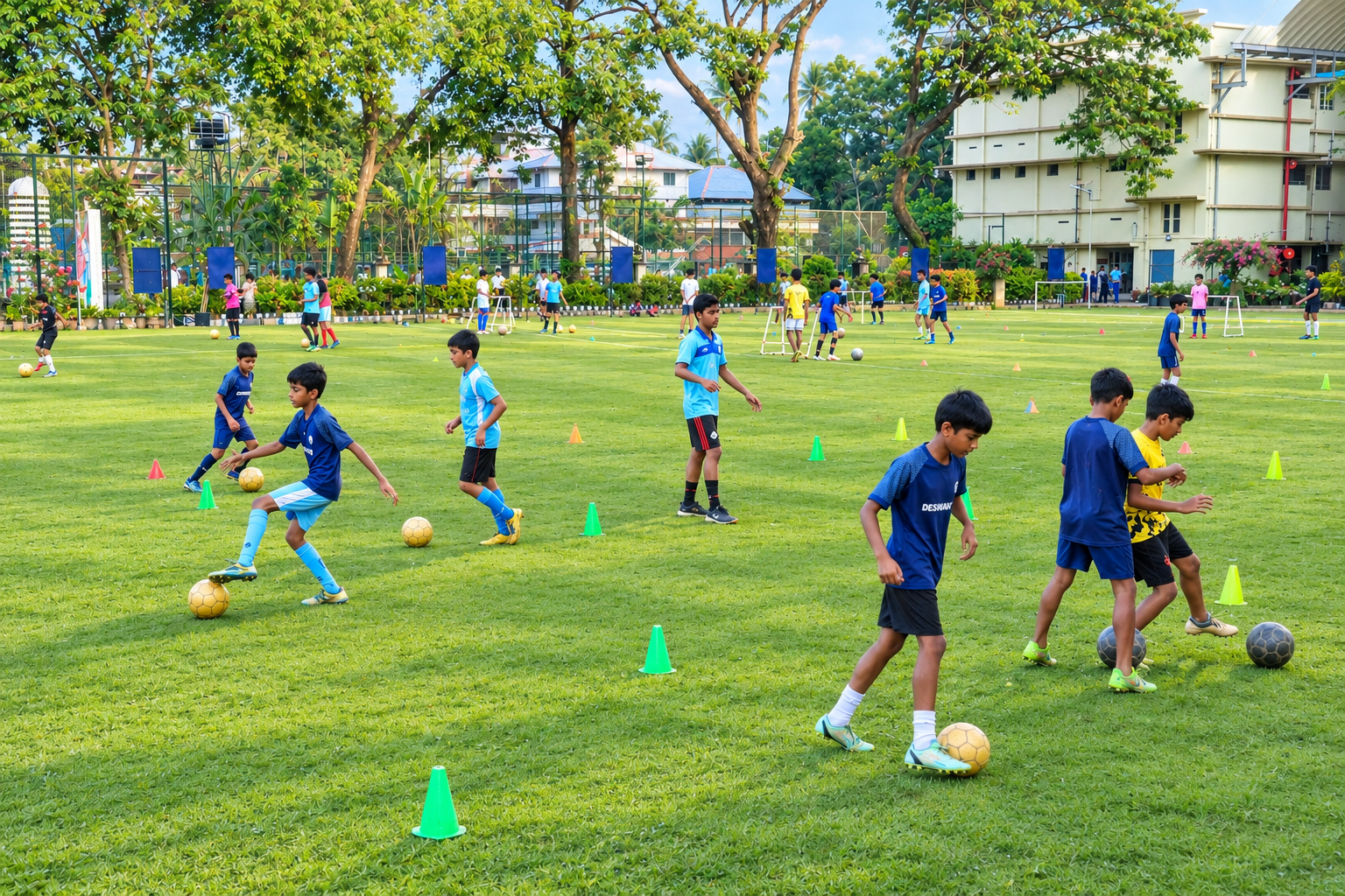 Football training